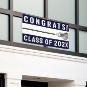 Banner für Lacrosse Team-Glückwunsch (Äußeres Gebäude)