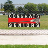Banner für Lacrosse Team Seniors Red Glückwunschs (Insitu)