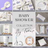 Banner für lila Babydusche