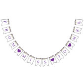 Banner für lila Brautparty (Alle)