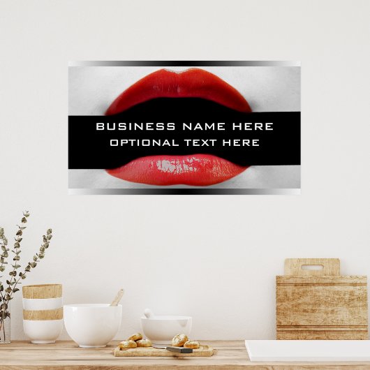 Banner für Make-up Artist Cosmetics Poster (Küche)