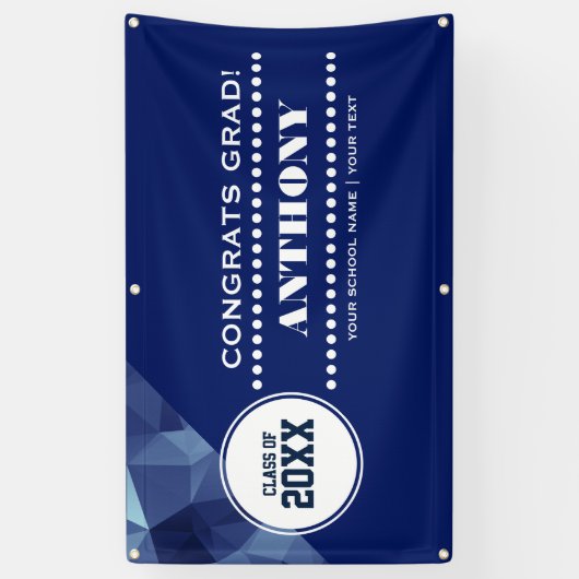 Banner für moderne geometrische Entwurfsabschlüsse (Vertikal)