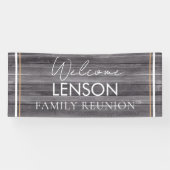 Banner für neutrale, rustikale Wiedersehen (Horizontal)