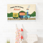 Banner für niedliche Choo-Kindergeburtstag-Party (Insitu)