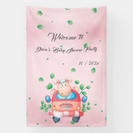 Banner für niedliches Baby Lamb Baby Dusche