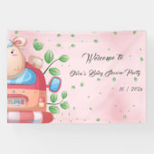 Banner für niedliches Baby Lamb Baby Dusche (Horizontal)