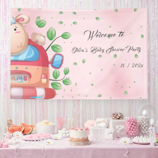 Banner für niedliches Baby Lamb Baby Dusche (Party)