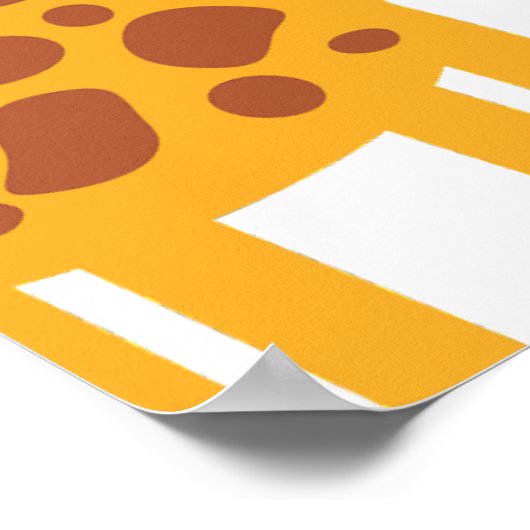 Banner für niedliches Dschungeltier-Party Poster (Ecke)