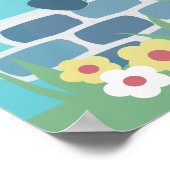 Banner für niedliches Humpty Dumpty Baby Dusche Pa Poster (Ecke)