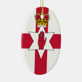 Banner für Nordirland Keramik Ornament (Rechts)