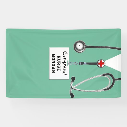 Banner für Nurse Abschluss Glückwunschs (Horizontal)