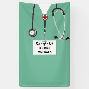 Banner für Nurse Abschluss Glückwunschs