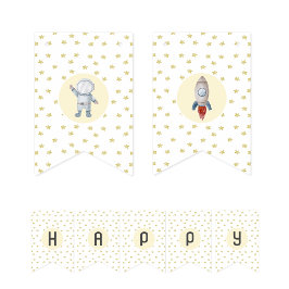 Banner für Party mit räumlicher Ausrichtung