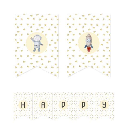 Banner für Party mit räumlicher Ausrichtung