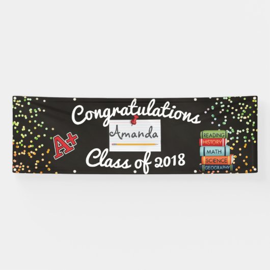 Banner für personalisierte Abschluss (Horizontal)