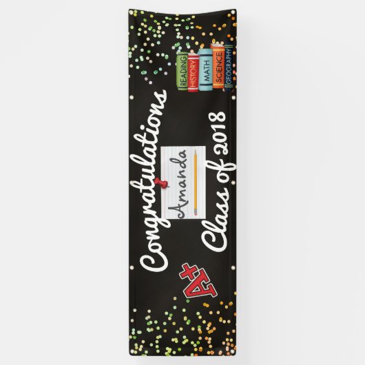 Banner für personalisierte Abschluss (Vertikal)