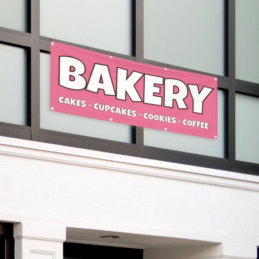 Banner für personalisierte Bäckerei (Äußeres Gebäude)