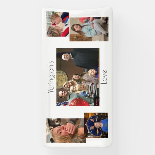 Banner für personalisierte Fotos (Vertikal)