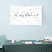 Banner für personalisierte grüne Namen (Messeveranstaltung)