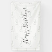 Banner für personalisierte grüne Namen (Vertikal)