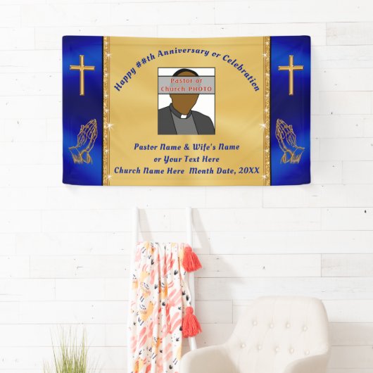 Banner für personalisierte Kirche oder Pastor zum  (Insitu)
