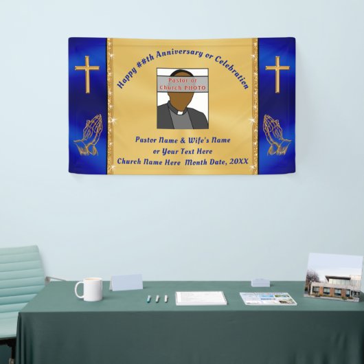 Banner für personalisierte Kirche oder Pastor zum (Messeveranstaltung)