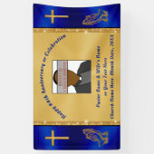 Banner für personalisierte Kirche oder Pastor zum (Vertikal)