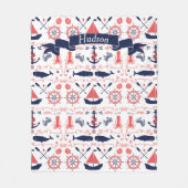 Banner für personalisierte Korallenriffe Fleecedecke (Vorderseite)