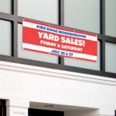 Banner für personalisierte Nachbarschaftsverkäufe (Äußeres Gebäude)