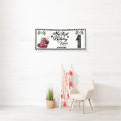 Banner für personalisierte Rennwagen Geburtstagspa (Insitu)