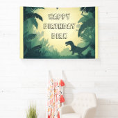 Banner für personalisierte T-Rex-Silhouette (InSitu)