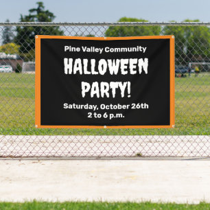 Banner für personalisiertes Halloween-Party