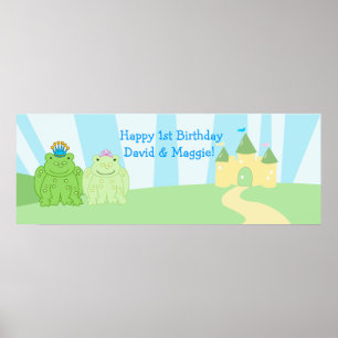 Banner für Prinzen und Prinzessinnen Poster