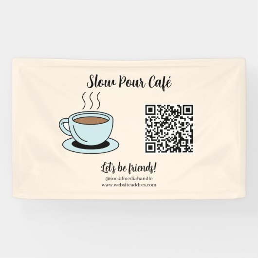 Banner für QR-Code (Horizontal)