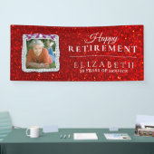 Banner für Red Glitzer Diamant Frame Retirement Pa (Messe)