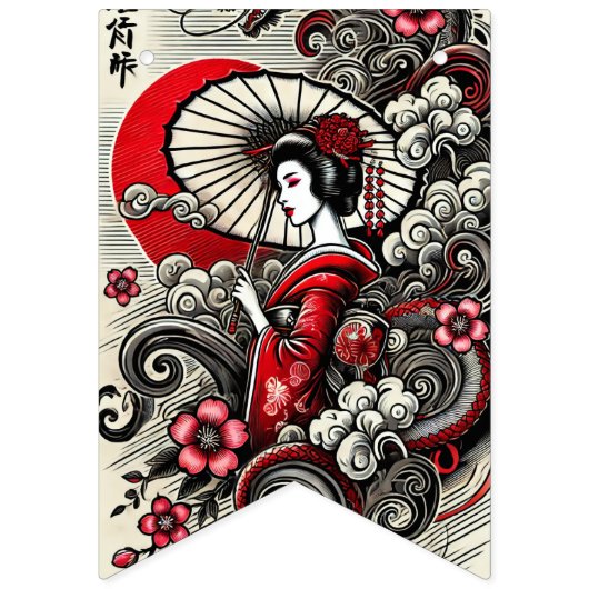 Banner für Red Gothic Dragon (Dritte Fahne)