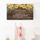 Banner für rustikale Sonnenblumen Brautparty (Insitu)
