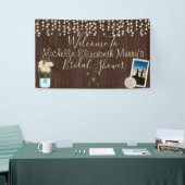 Banner für rustikales Brautparty (Messeveranstaltung)