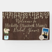 Banner für rustikales Brautparty (Horizontal)