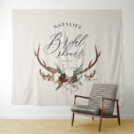 Banner für rustikales Brautparty Wandteppich<br><div class="desc">Rustikale Junggebliebene mit floralen Brautparty Party Design. Mit schöner Aquarellbild und Schrifthandeschreiben. Dieses moderne Design ist sicher,  den Stil für Ihr bevorstehendes Party Set.</div>