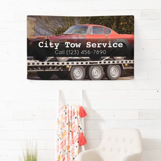 Banner für Schleppdienste (Insitu)