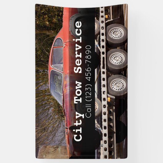 Banner für Schleppdienste (Vertikal)