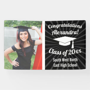 Banner für Schwarz-weißes benutzerdefiniertes Fo