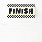 Banner für schwarze und weiße Racing-Linie | Rasse (InSitu)