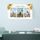 Banner für Sonnenblumen-Abschluss (Messeveranstaltung)