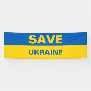 Banner für ukrainische Flaggen gerettet