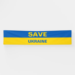 Banner für ukrainische Flaggen gerettet