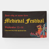 Banner für Veranstaltungen im Ritter Mittelalter o (Horizontal)