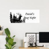 Banner für Vintage Bachelor-Party Poster (Heimbüro)