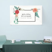 Banner für Vintage Blumenmotive (Messeveranstaltung)